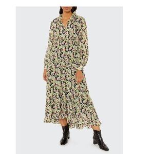 Cinq à Sept Floral Long Sleeve Dress